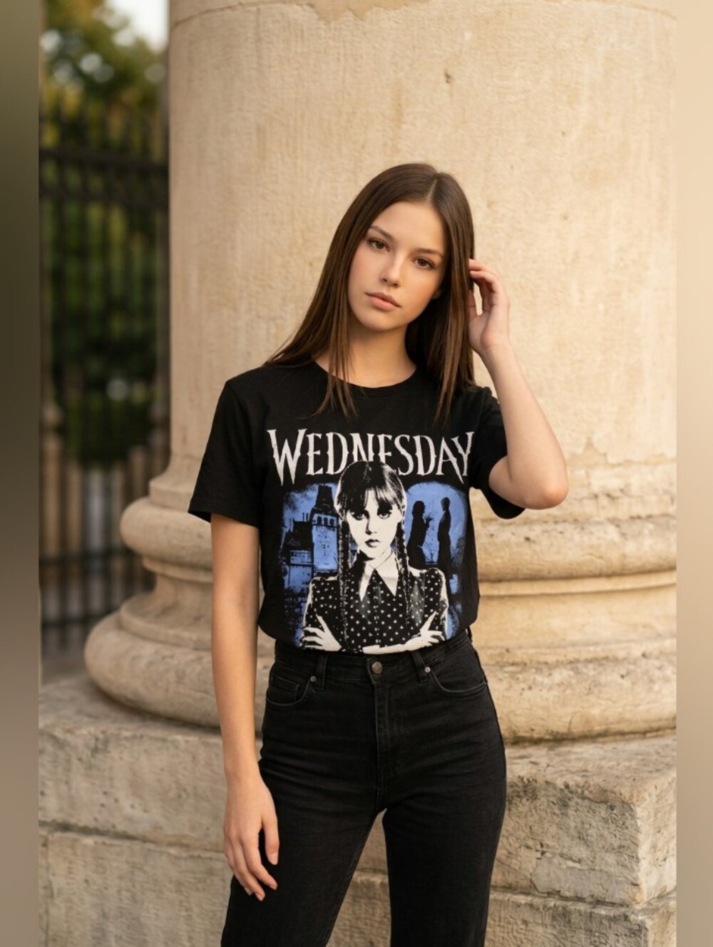 𝐖𝐞𝐝𝐧𝐞𝐬𝐝𝐚𝐲 𝟏𝟎𝟎 % 𝐂𝐨𝐭𝐭𝐨𝐧 𝐆𝐨𝐭𝐡𝐢𝐜 𝐂𝐫𝐞𝐰𝐧𝐞𝐜𝐤 𝐓𝐞𝐞🟡 - Picture 5 of 9